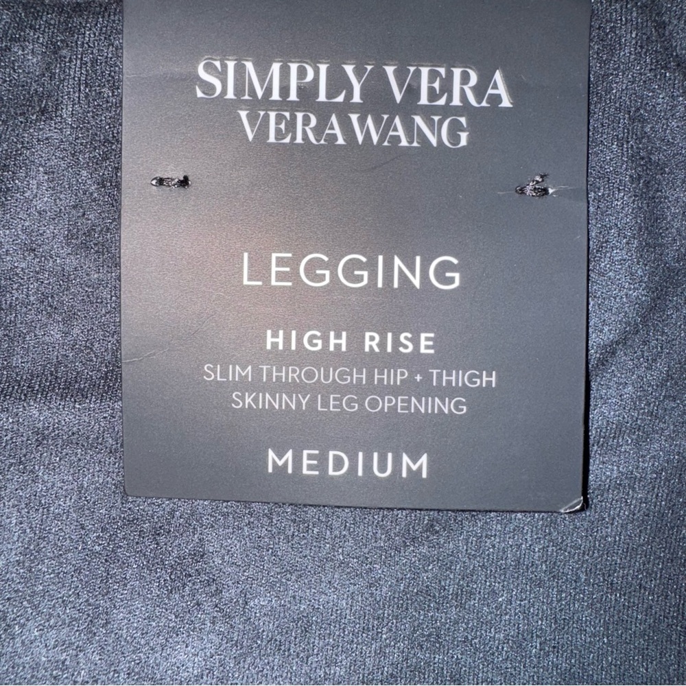 Simply Vera Vera Wang High Rise Legging – Size Medium - Picture 7 of 9
